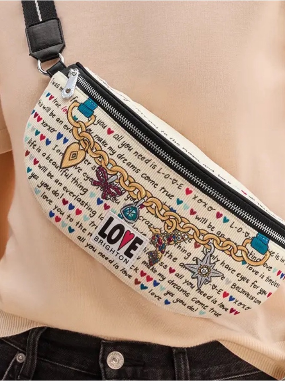 Brighton LOVE Story Belt Bag